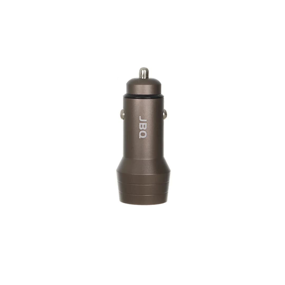 شارژر فندکی PD و فست دو پورت JBQ مدل C458534 48W به همراه کابل شارژ Type-C To Lightning – قهوه ای (گارانتی یکساله رصاصی) — تصویر ۴