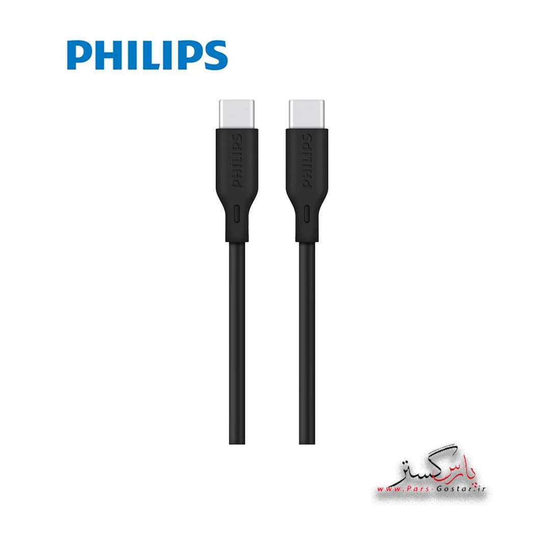 کابل شارژ دو سر Type-Cفیلیپس مدل DLC4561C طول 2 متر | Philips DLC4561C