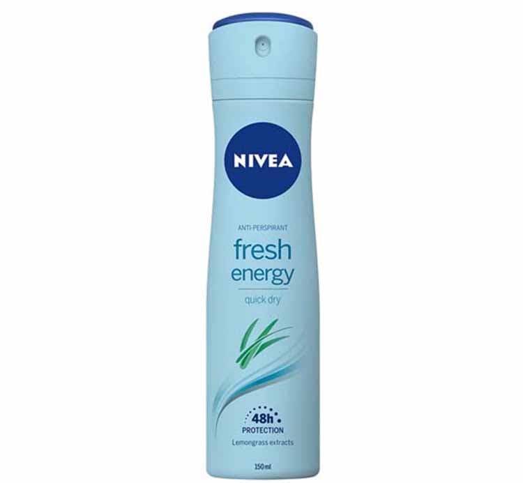 اسپری زنانه نیوا مدل فرش انرژی Nivea fresh energy
