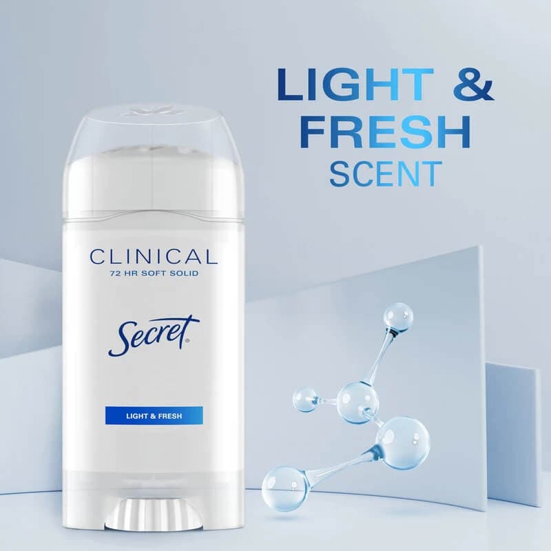 مام کلینیکال زنانه سکرت مدل Light &amp; Fresh حجم 45 گرم — تصویر ۵
