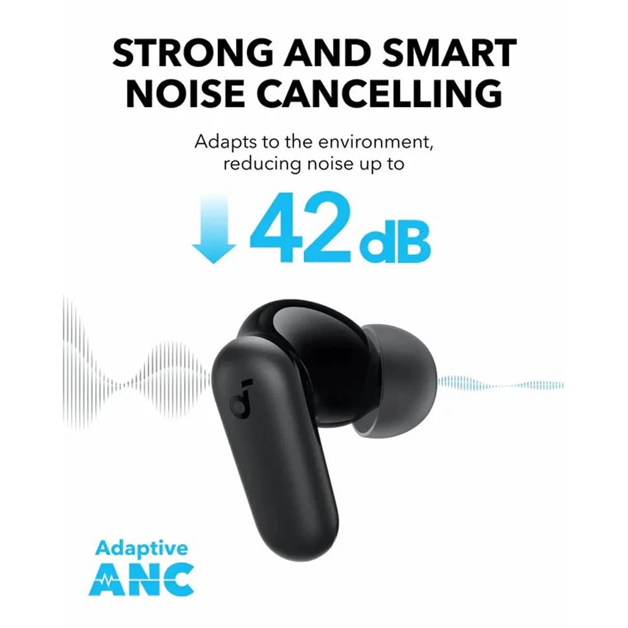 ایربادز بی سیم ANKER مدل R50i NC A3959H11 – مشکی — تصویر ۷
