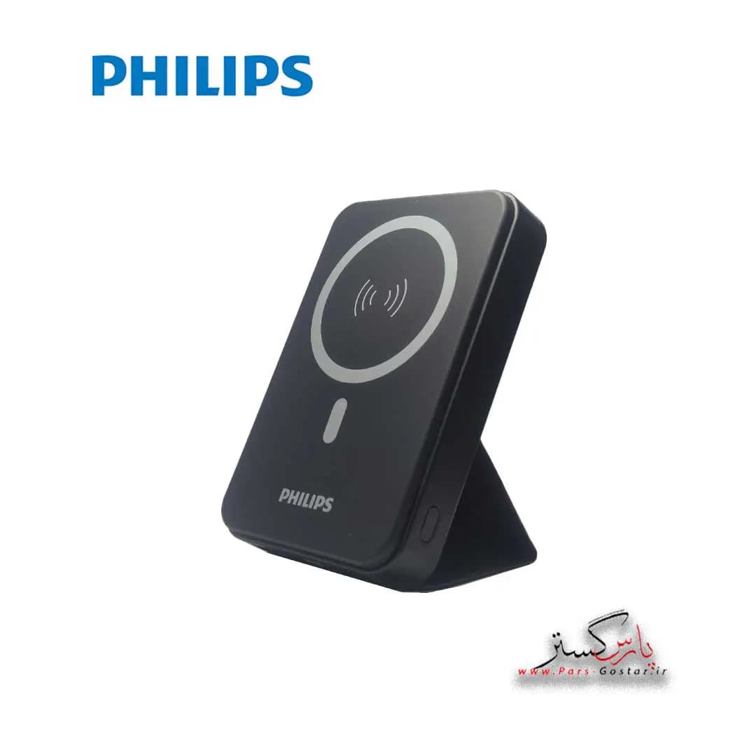 پاور بانک وایرلس Magsafe فیلیپس مدل DLP9859(ظرفیت 10000میلی آمپر-PD22.5W) | Philips DLP9859-PD22.5W