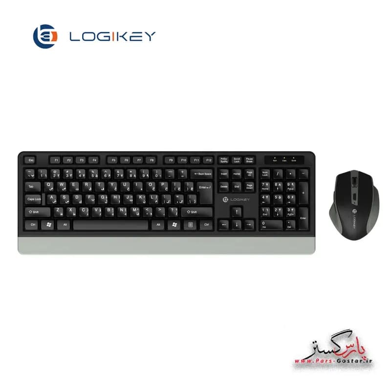 موس و کیبرد بی سیم لاجیکی مدل Logikey Wirless Keyboard and Mouse KM226B | KM226B
