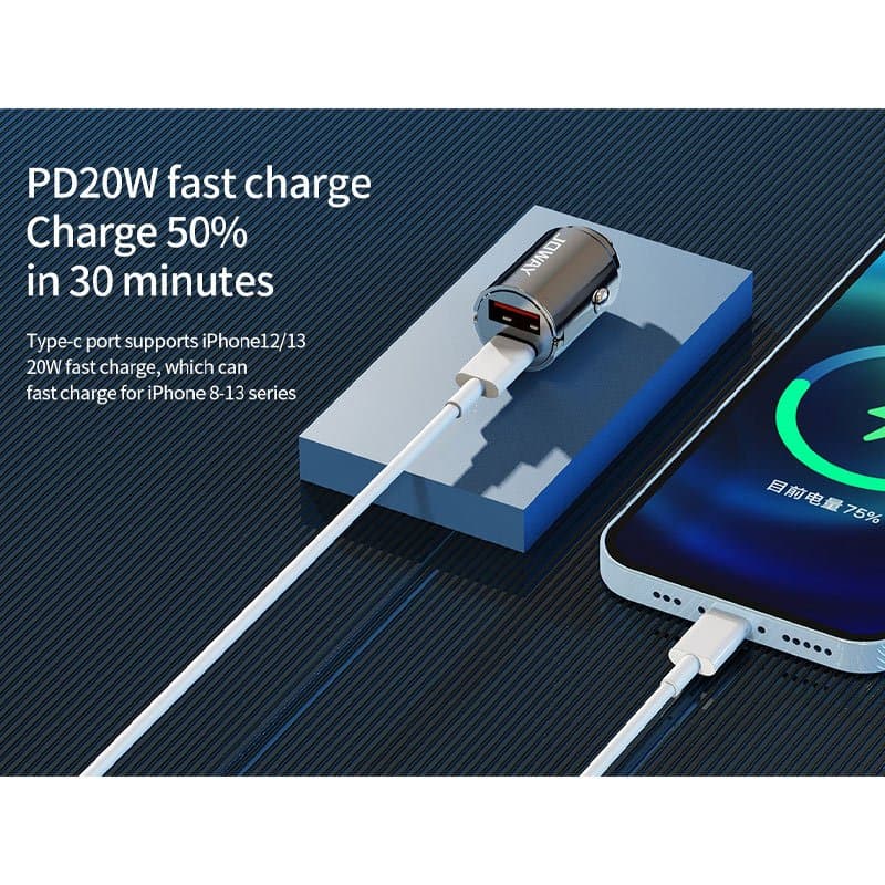 شارژر فندکی جووی مدل JOWAY JC112 Car Charger PD20W — تصویر ۳