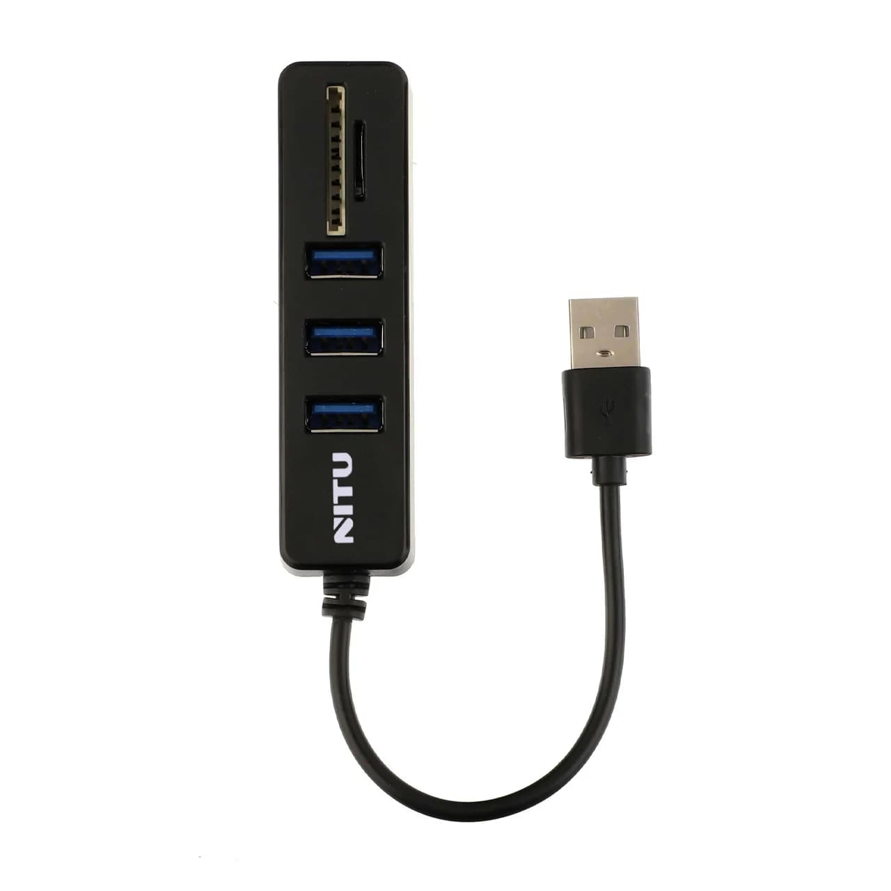 هاب 5 پورت NITU USB2.0 مدل NN27 – مشکی (گارانتی شش ماه تعویض نیکان همراه)