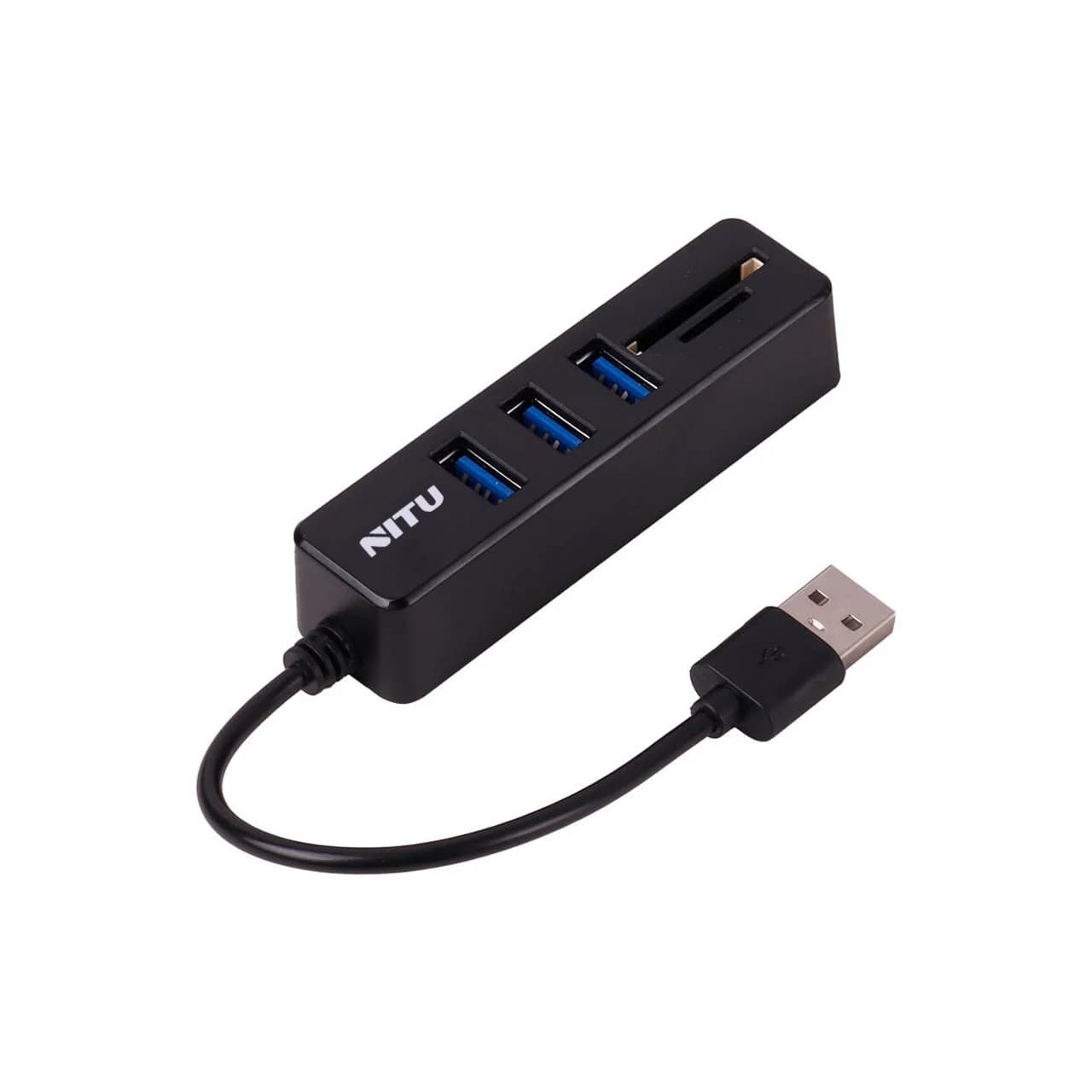 هاب 5 پورت NITU USB2.0 مدل NN27 – مشکی (گارانتی شش ماه تعویض نیکان همراه) — تصویر ۲