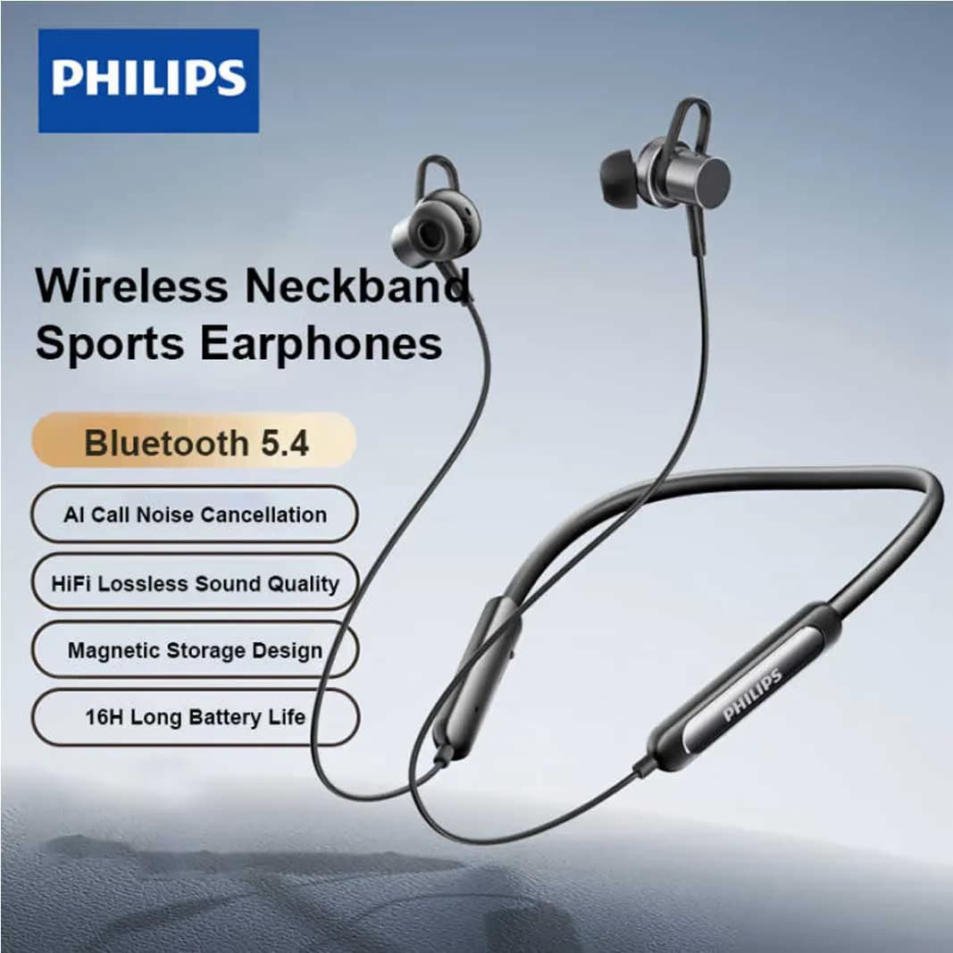 هدست بلوتوثی دورگردنی فیلیپس مدل Philips TAN1120 | TAN1120 — تصویر ۲