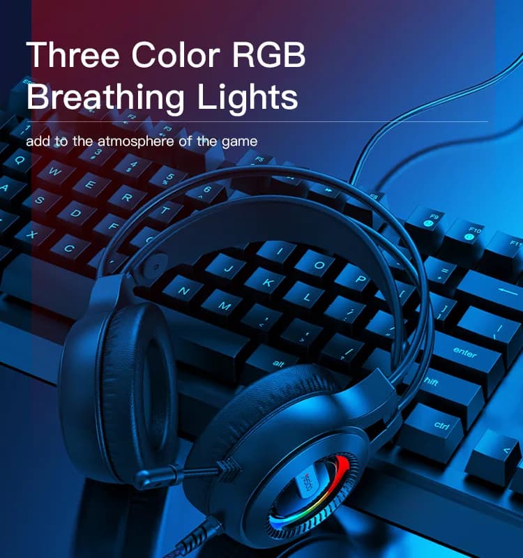 هدست گیمینگ یسیدو مدل YESIDO EK02 GAMING HEADSET — تصویر ۳