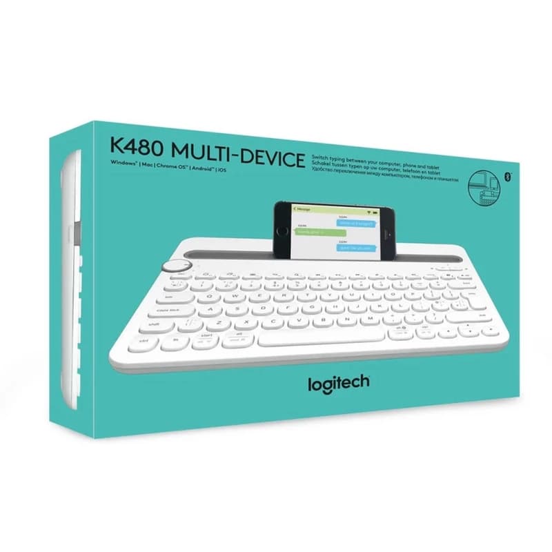 کیبورد بی سیم لاجیتک مدل K480، سوییچ ممبران ، TenKeyLess — تصویر ۳