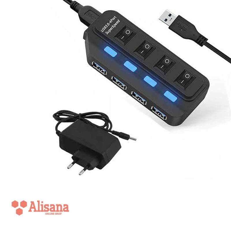 هاب 4 پورت USB3.0 ایکس نوا مدل X-810 — تصویر ۲