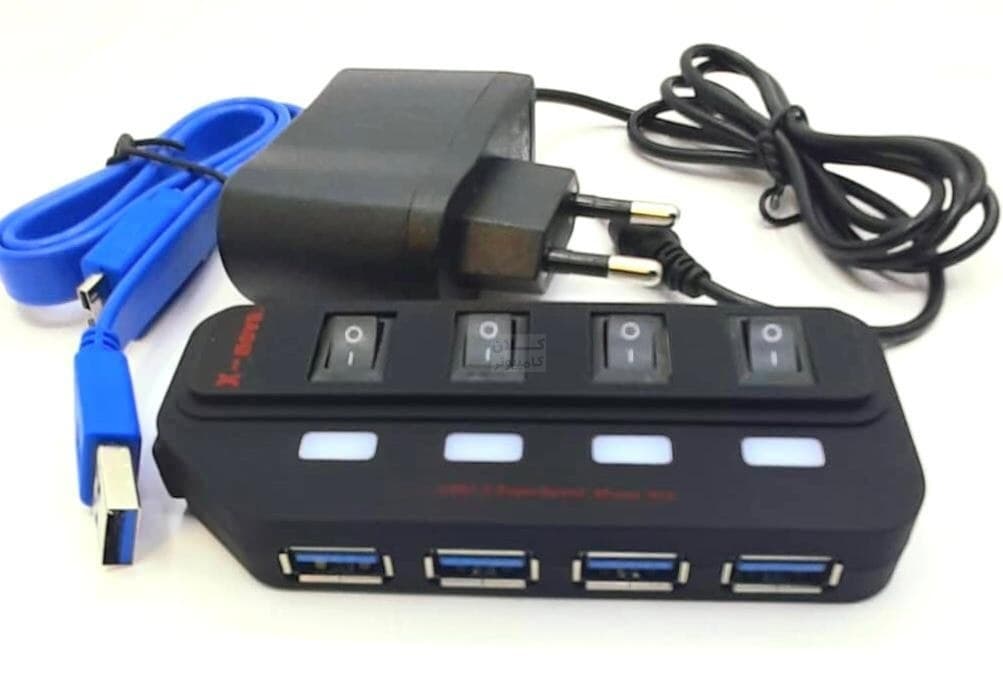 هاب 4 پورت USB3.0 ایکس نوا مدل X-810 — تصویر ۵