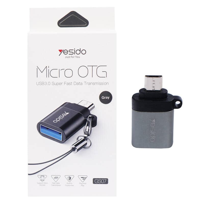 تبدیل او تی جی میکرو یسیدو مدل YESIDO GS07 OTG