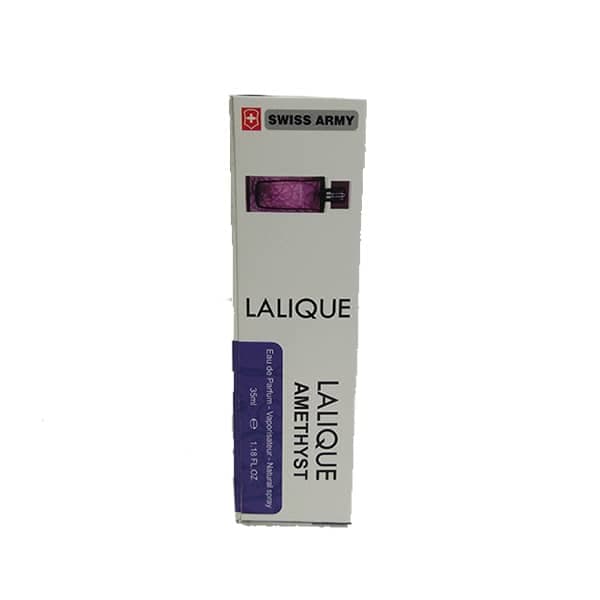 عطر آمیتیس زنانه سوئیس آرمی 35 میل جیبی (لالیک) — تصویر ۲