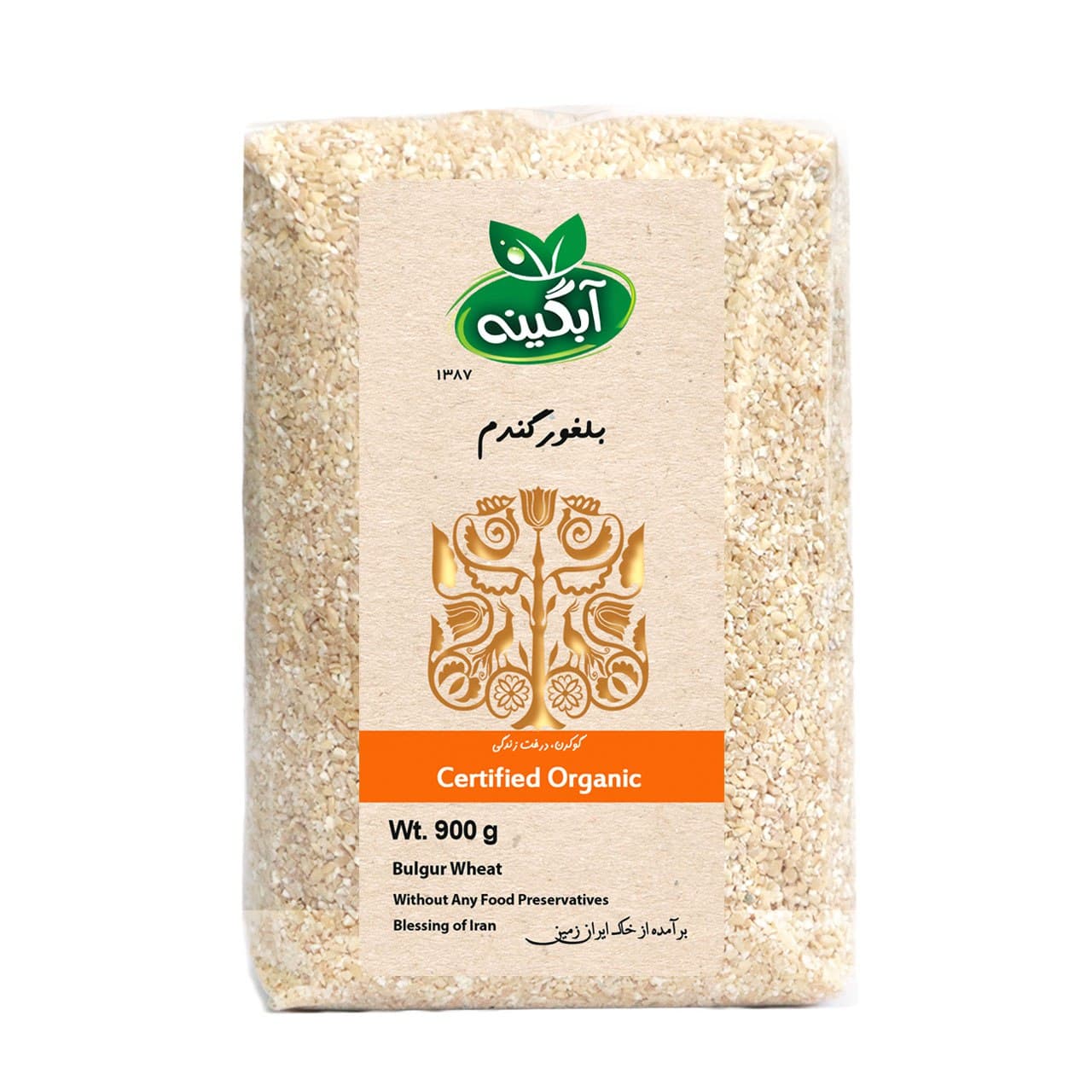 بلغور گندم ارگانیک آبگینه