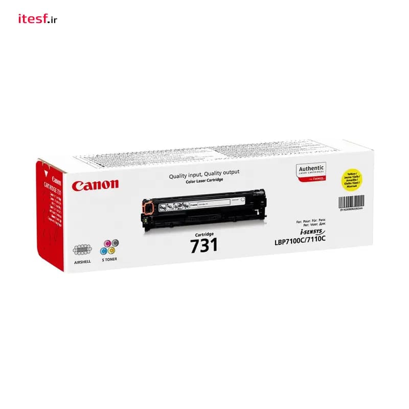 کارتریج لیزری کانن رنگ زرد Canon 731
