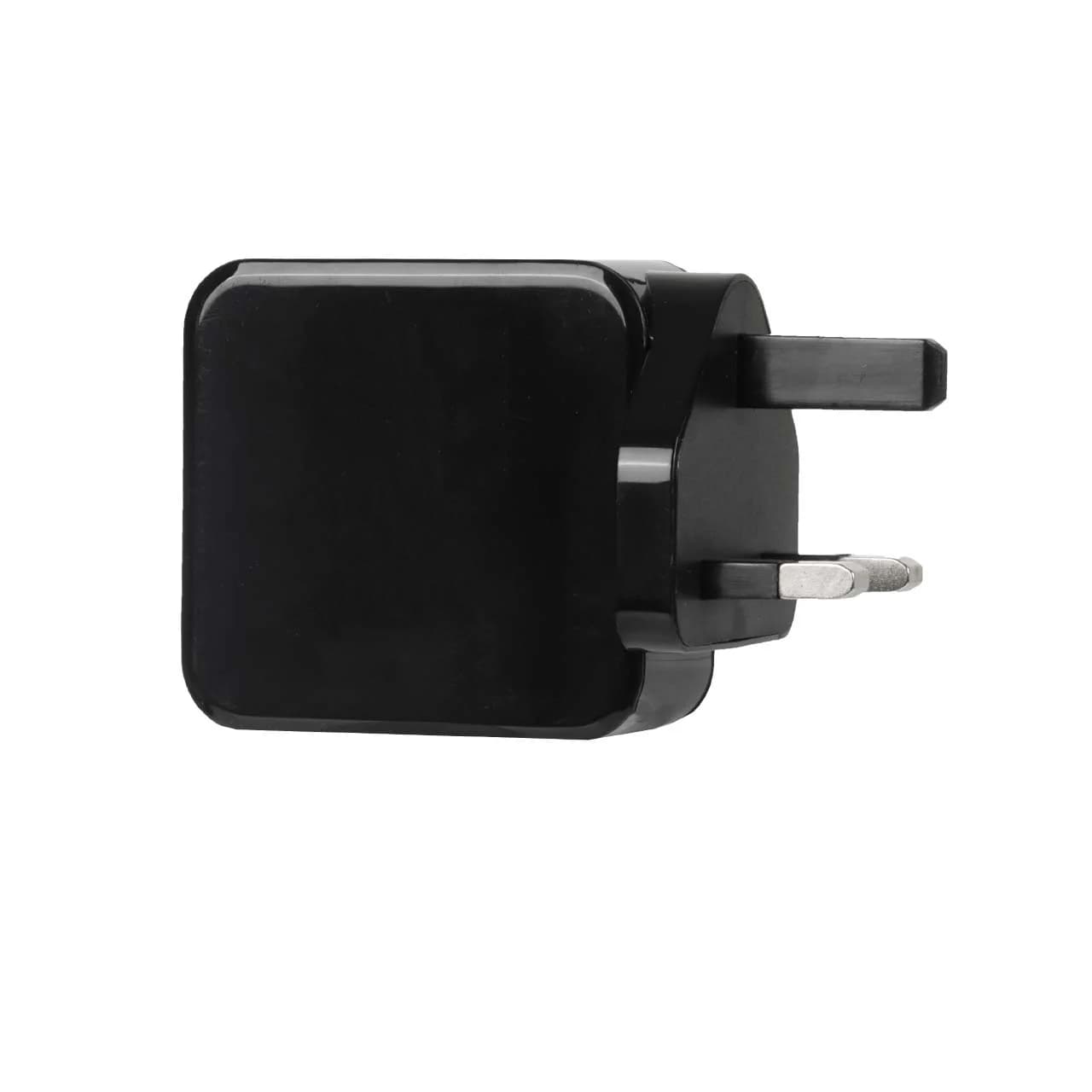 شارژر دیواری فست دو پورت JBQ مدل HC-12F2 30W همراه با کابل اندروید – مشکی (گارانتی یکساله رصاصی) — تصویر ۳