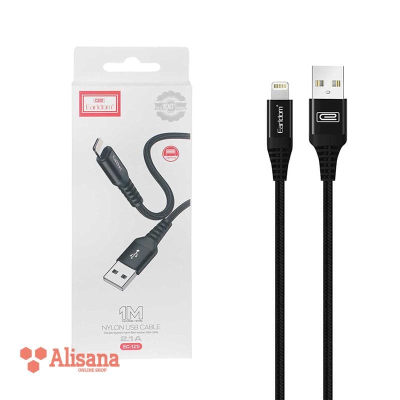 کابل شارژ یو اس بی به لایتنینگ ارلدام مدل EC-121i — تصویر ۴