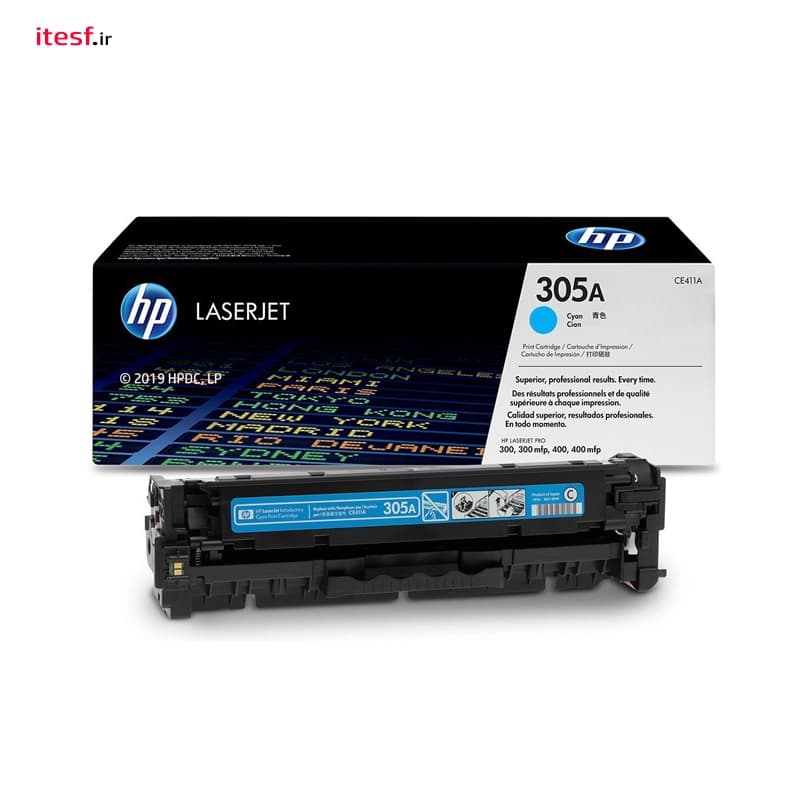 کارتریج لیزری اچ پی HP 305A | رنگ آبی