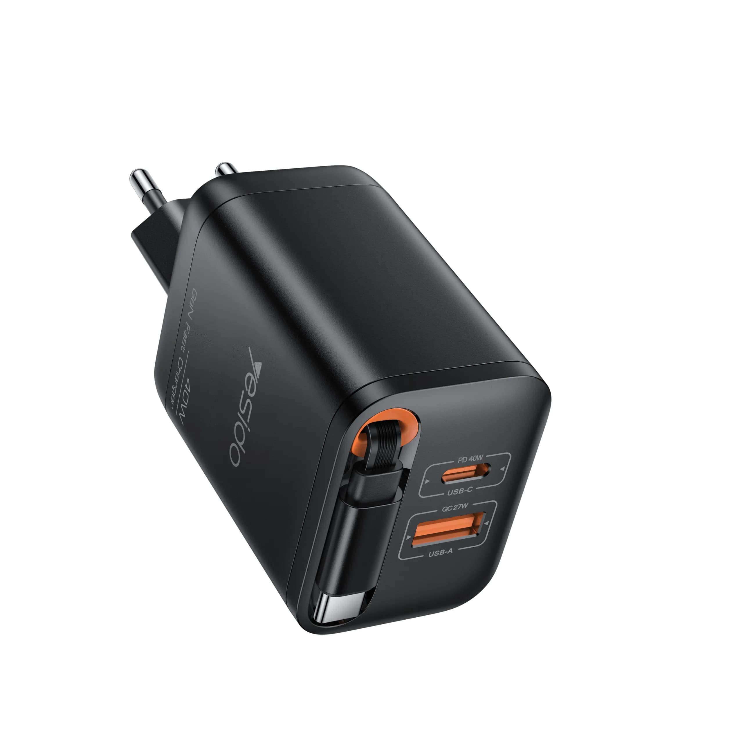 شارژر 40 وات یسیدو YESIDO YC99 با قابلیت GaN