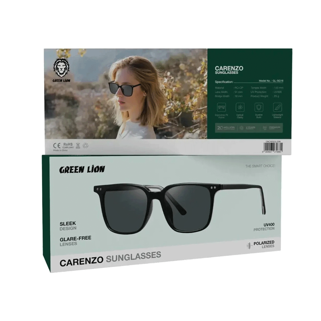 عینک دودی گرین لاین مدل CARENZO SUN GLAS — تصویر ۳