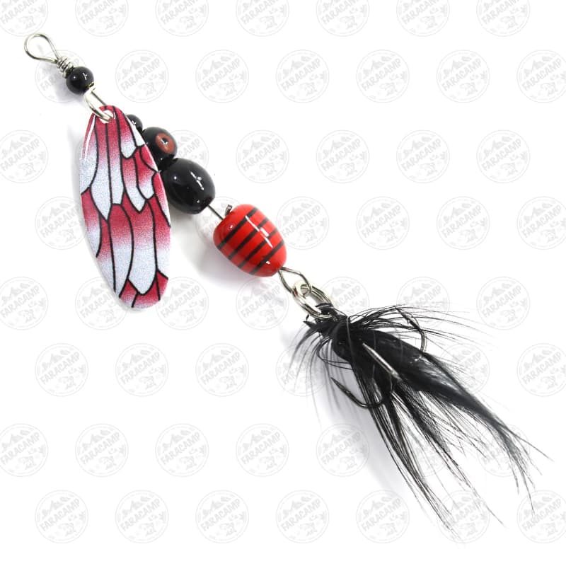 لانسه پروانه صورتی ۸ گرم، سایز ۲ کاپیتان، CAPTAIN 6045 BEE BIRD SPOON 8GR CO5