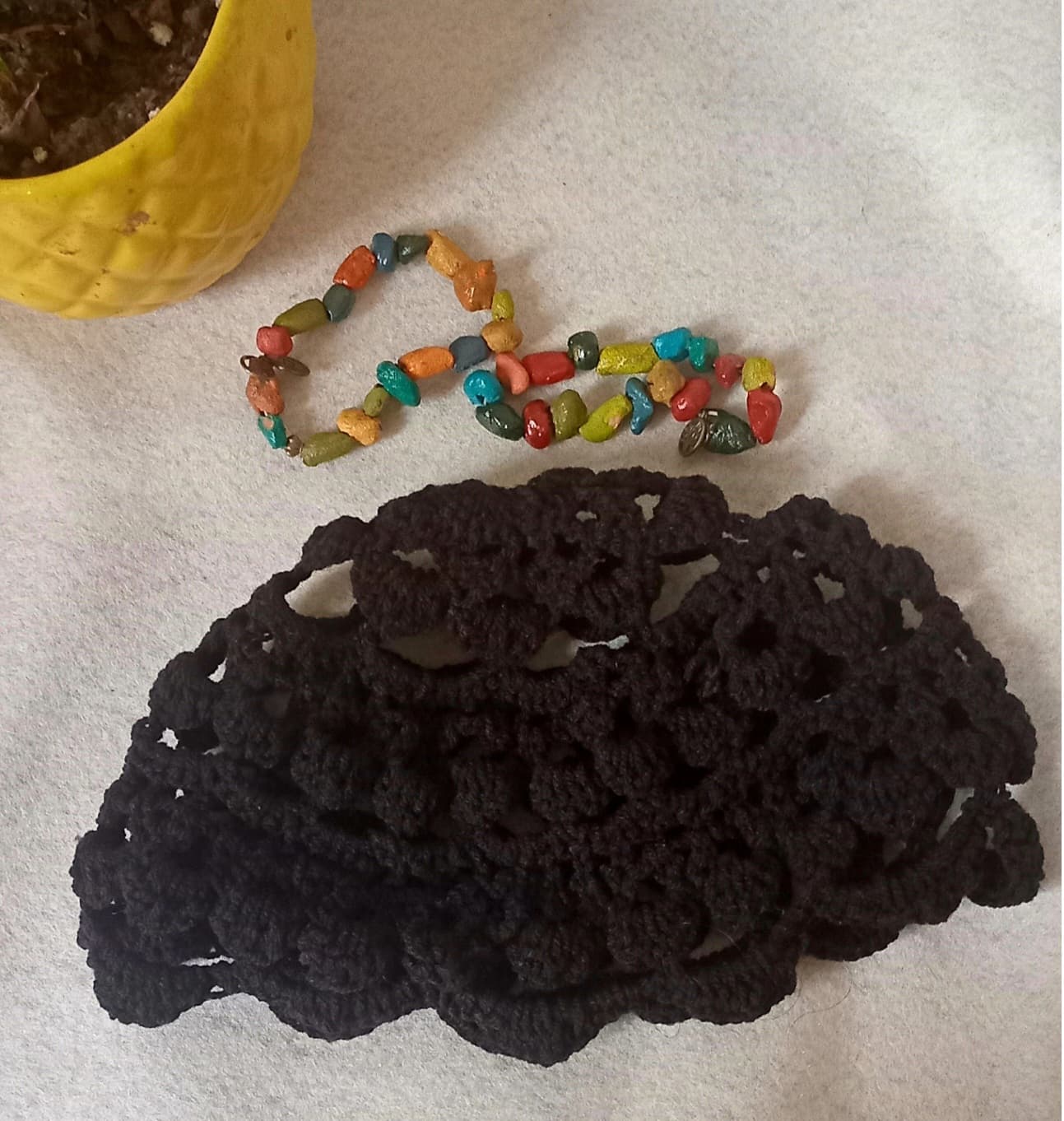 کلاه ترند توری ماتیلدا قلاب بافی — تصویر ۷