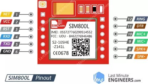 ماژول GSM چهار باند SIM800L با قابلیت GPRS / GSM / SMS — تصویر ۲