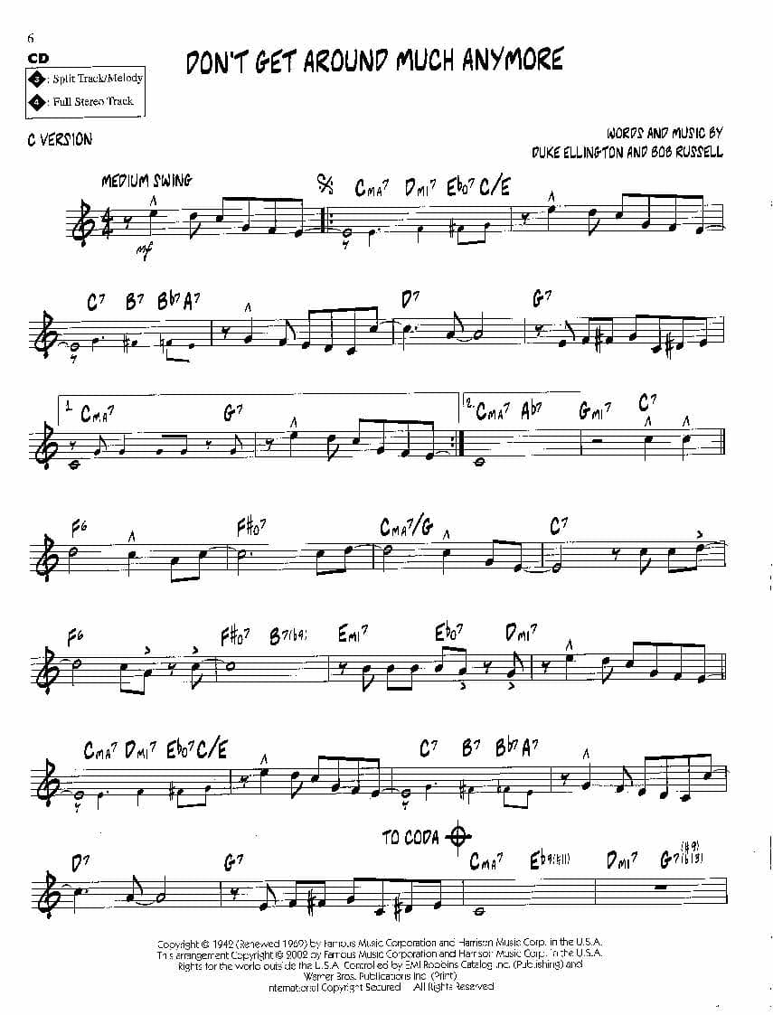 آموزش جاز، بداهه‌نوازی و تمرین قطعات دوک الینگتون | Jazz Play-Along Volume 01 – Duke Ellington — تصویر ۳