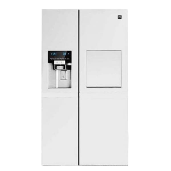 سایدبای‌ساید بزرگ پرایم 2 درب سفید متالیک مدل D5S-1037MW