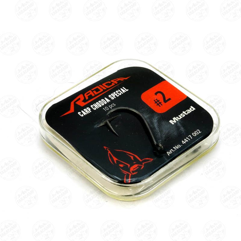 قلاب کپوری رادیکال موستاد سایز ۲ بسته ۱۰ عددی, MUSTAD RADICAL CARP CHODDA SPECIAL — تصویر ۲