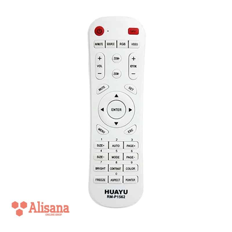 کنترل ویدئو پروژکتور هوآیو مدل RM-P1562 برای تمام برند ها
