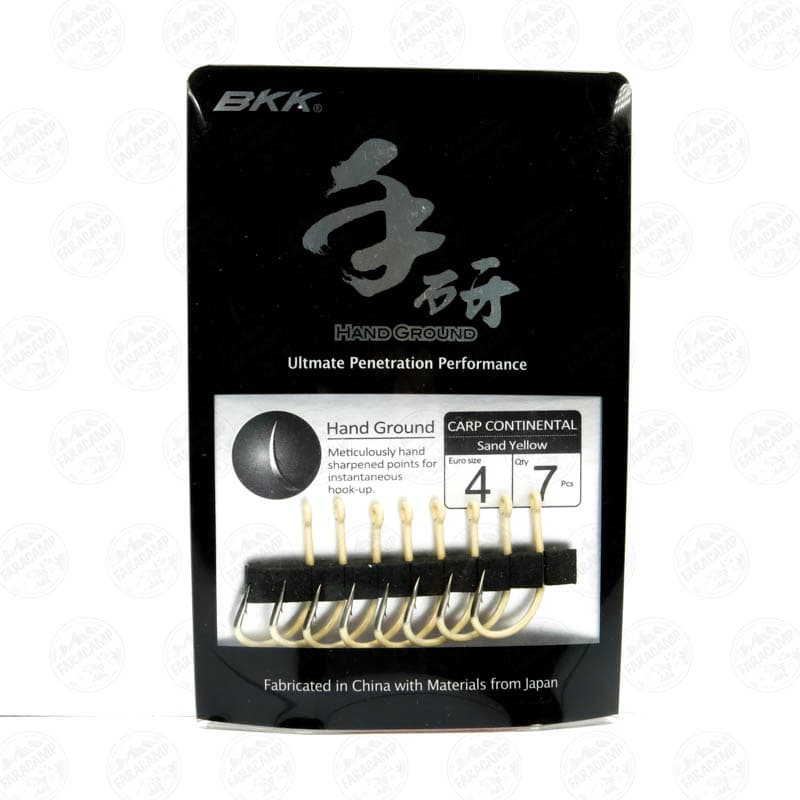 قلاب بی کی کی سایز ۴ بسته ۷ عددی مدل BKK HAND GROUND CARP CONTINENTAL
