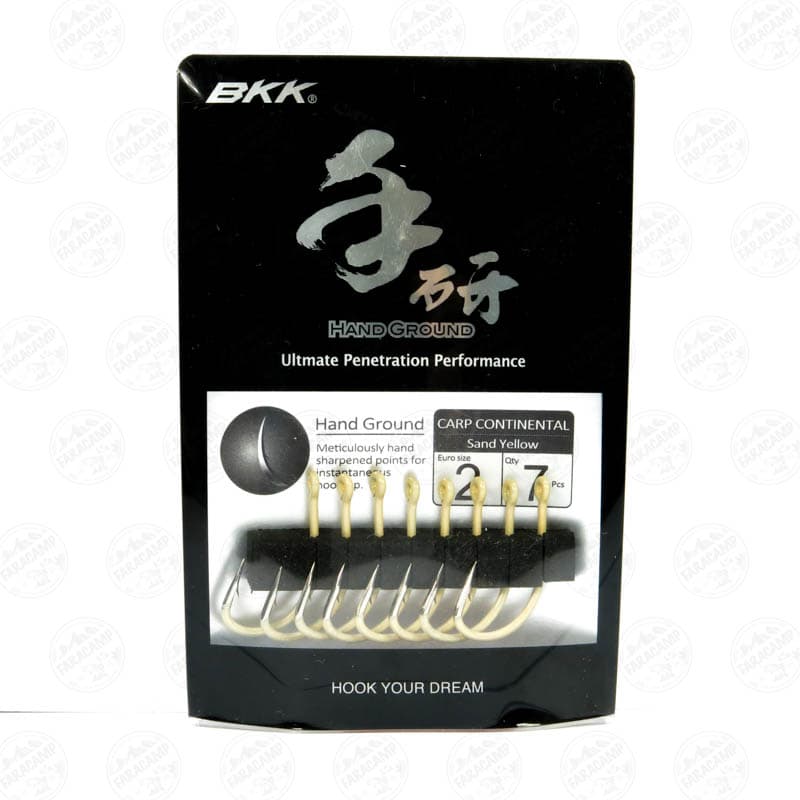 قلاب بی کی کی سایز ۲ بسته ۷ عددی مدل BKK HAND GROUND CARP CONTINENTAL
