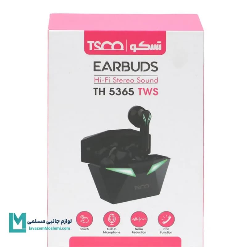 هندزفری بی سیم تسکو مدل TH 5365 TWS مشکی کد EV1033 | لوازم جانبی مسلمی — تصویر ۷