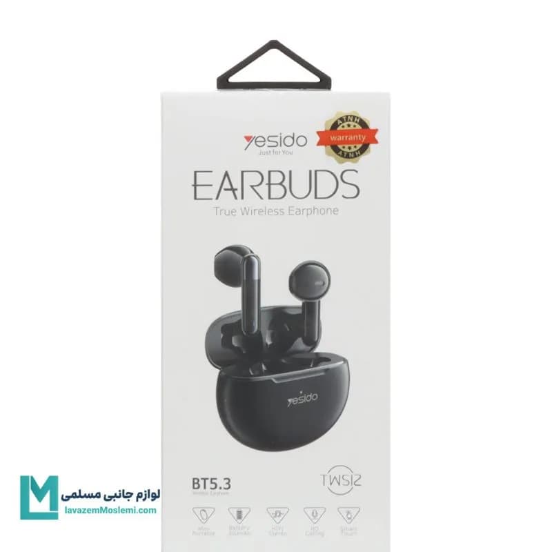 هندزفری بی سیم Yesido مدل TWS12 – مشکی کد EV1030 | لوازم جانبی مسلمی — تصویر ۴