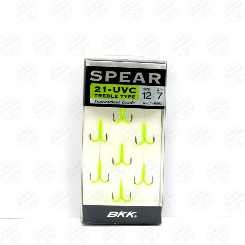 قلاب سه شاخ بی کی کی UV بسته ۷ عددی سایز ۱۲, BKK SPEAR 21-UVC NO12
