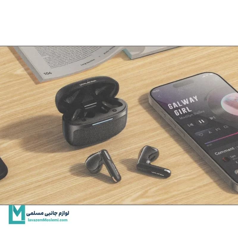 هندزفری بی سیم VIPLATINA مدل VT48 مشکی کد EV1029 | لوازم جانبی مسلمی — تصویر ۲