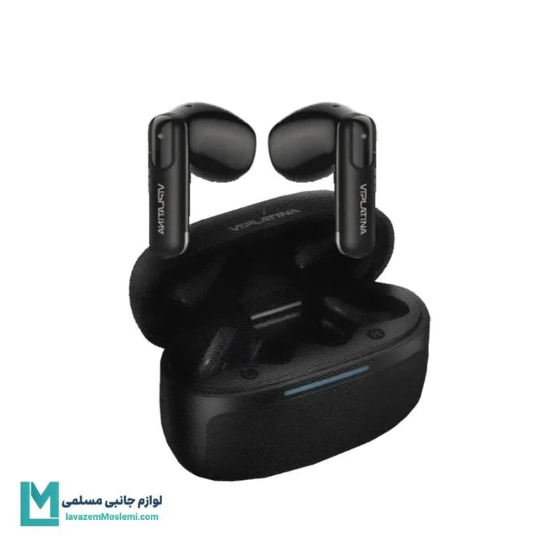هندزفری بی سیم VIPLATINA مدل VT48 مشکی کد EV1029 | لوازم جانبی مسلمی — تصویر ۳