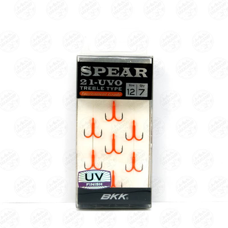 قلاب سه شاخ بی کی کی UV بسته ۷ عددی سایز ۱۲, BKK SPEAR 21-UVO NO12