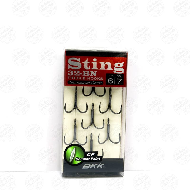 قلاب سه شاخ بی کی کی بسته ۷ عددی سایز ۶, BKK Sting 32-BN NO6