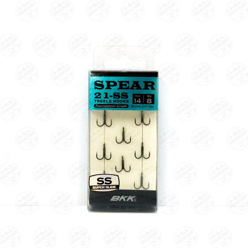 قلاب سه شاخ بی کی کی بسته ۸ عددی سایز ۱۴, BKK SPEAR 21-SS NO14