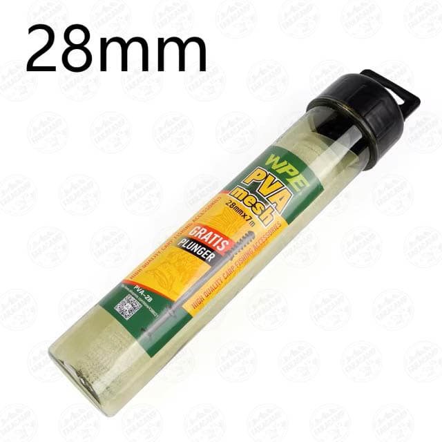 توری پی وی ای ماهیگیری همراه اپلیکاتور ۷ متری WPE PVA MESH 28mm*7m GRATIS PLUNGER — تصویر ۲