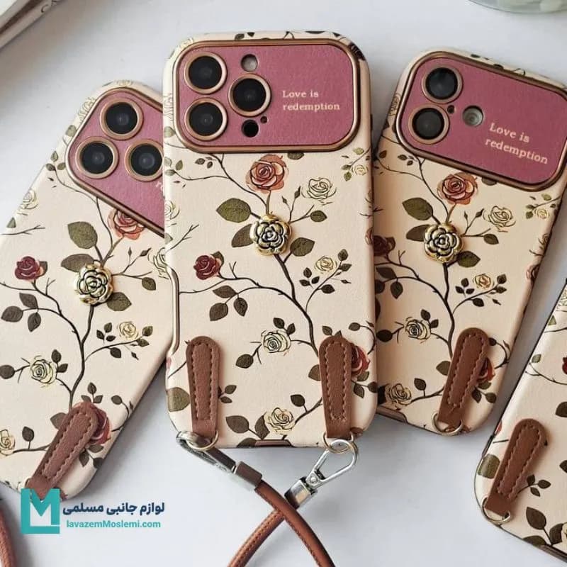 قاب گوشی فانتزی طرح گل رز کد C3796 | لوازم جانبی مسلمی