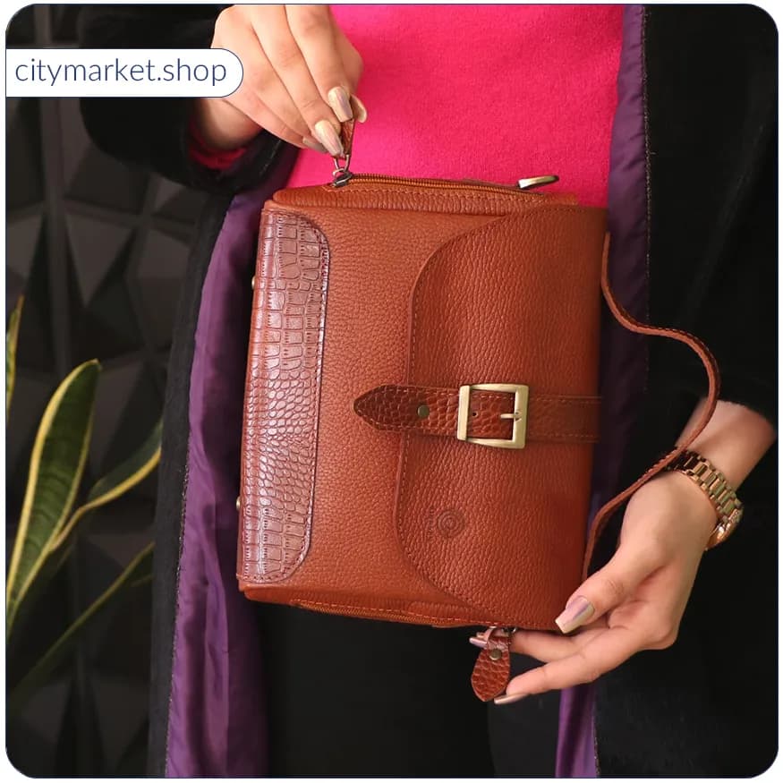 کیف چرم زنانه ویدا H570 — تصویر ۲