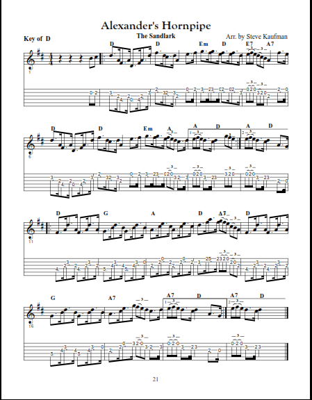 Steve Kaufman – Favorite Celtic Hornpipes for Guitar — تصویر ۲