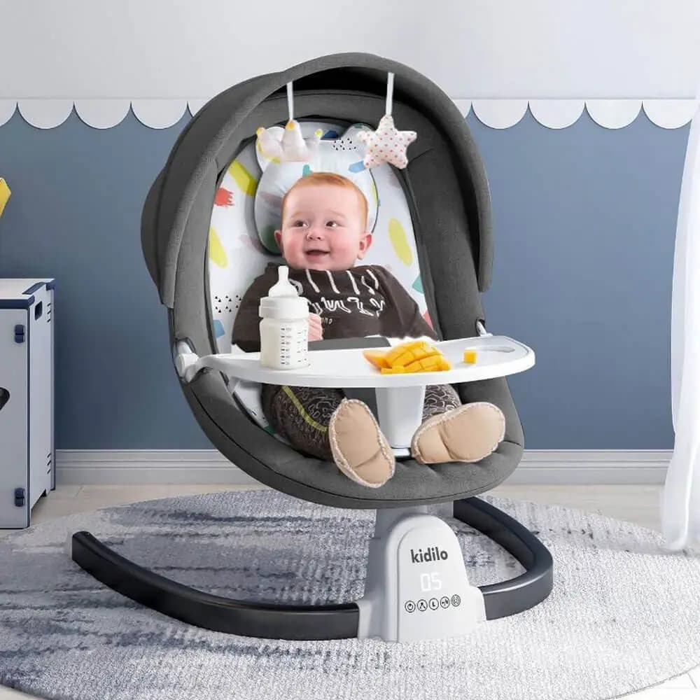 گهواره و تاب برقی کیدیلو Kidilo مدل Multi Functional — تصویر ۶
