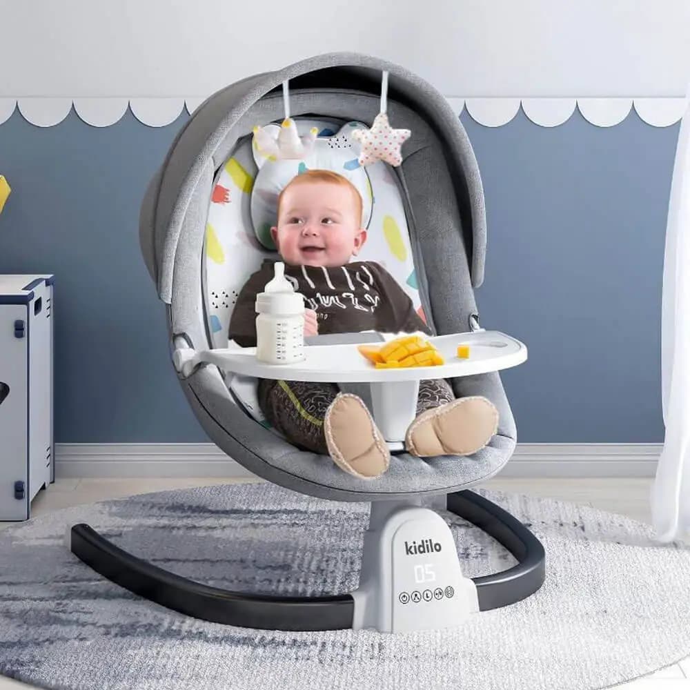 گهواره و تاب برقی کیدیلو Kidilo مدل Multi Functional — تصویر ۵