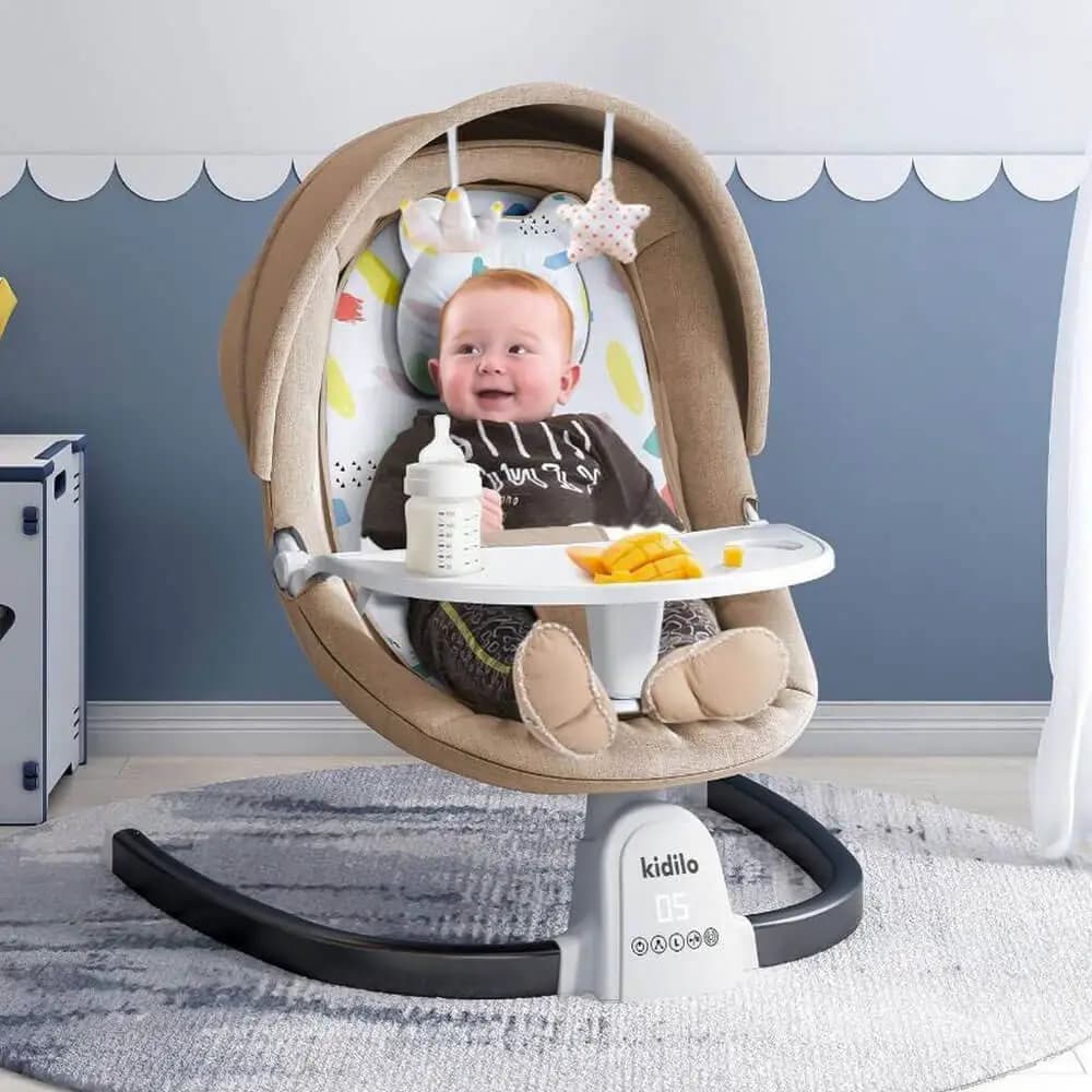 گهواره و تاب برقی کیدیلو Kidilo مدل Multi Functional — تصویر ۴