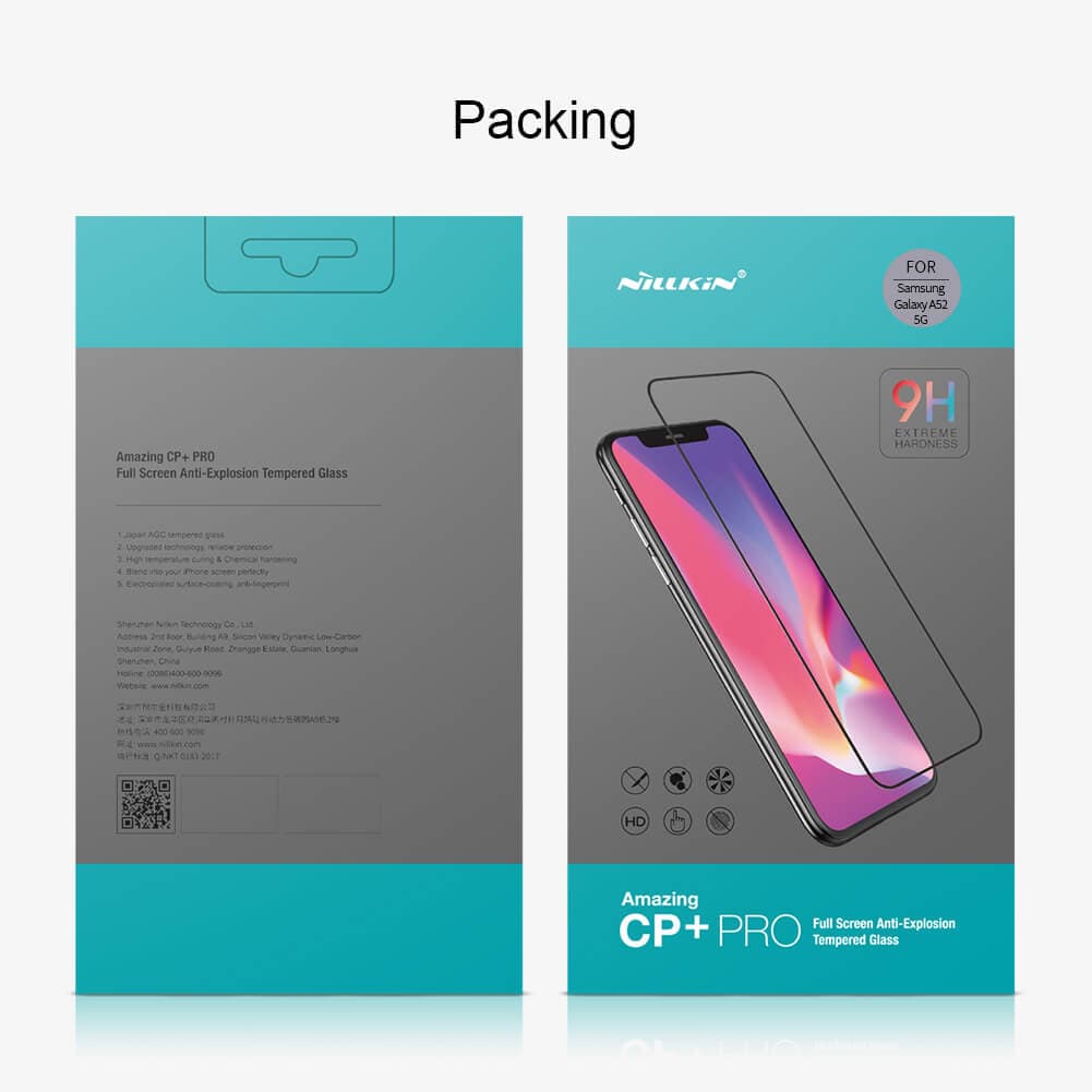 گلس نیلکین سامسونگ GalaxyA14 مدل Cp plus pro — تصویر ۲