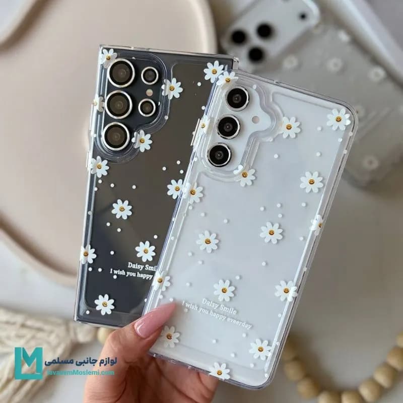 قاب گوشی شفاف طرح بابونه کد C3789 | لوازم جانبی مسلمی — تصویر ۲